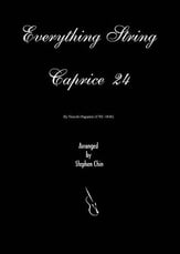 Caprice 24 Orchestra sheet music cover